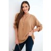 Fashionweek talianska vzdušná, elegantná K11817 camel