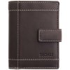 Pánska kožená peňaženka na výšku Segali 7516L hnedá Pánska kožená peňaženka na výšku Segali 7516L hnedá