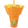 Orion Pohár na pitie s miskou na popcorn oranžový 550 ml Orion Pohár na pitie s miskou na popcorn oranžový 550 ml