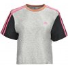 adidas Tričká s krátkym rukávom 3S CR TOP Šedá