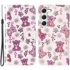 Puzdro na Samsung Galaxy S23 Plus Medvedík ružové Puzdro na Samsung Galaxy S23 Plus Medvedík ružové
