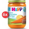 HiPP BIO Mrkva, zemiaky a hovädzie mäso 6× 190 g HiPP BIO Mrkva, zemiaky a hovädzie mäso 6× 190 g