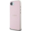 Guess PU Grained Classic Logo MagSafe zadný kryt pre iPhone 16e Pink