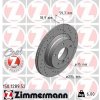 Brzdový kotúč ZIMMERMANN 150.1289.52 Brzdový kotúč ZIMMERMANN 150.1289.52