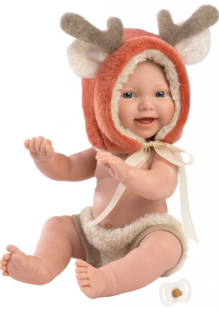 Llorens 63202 NEW BORN CHLAPČEK realistická bábätko s celovinylovým telom 31 cm