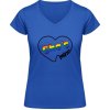Soft-Style V Tričko Gildan - Dúhové srdce - She is mine - Royal Blue - L - Dámske Soft-Style V Tričko Gildan - Dúhové srdce - She is mine - Royal Blue - L - Dámske