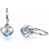 Cutie Jewellery Detské zlaté náušnice srdiečka C1943B Arctic Blue Cutie Jewellery Detské zlaté náušnice srdiečka C1943B Arctic Blue