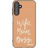 Picasee silikonový černý obal pro Samsung Galaxy A15 A156B 5G - Boss Mama Picasee silikonový černý obal pro Samsung Galaxy A15 A156B 5G - Boss Mama