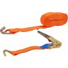 KesTek Upínací popruh s račňou a dvojitým hákom dvojdielny 8 m x 50 mm / 5 T KesTek Upínací popruh s račňou a dvojitým hákom dvojdielny 8 m x 50 mm / 5 T