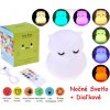 JOKO Nočné dotykové svetlo 8 farieb, lampa pre deti Sova s diaľkovým ovládaním JOKO Nočné dotykové svetlo 8 farieb, lampa pre deti Sova s diaľkovým ovládaním