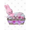 BabyTorta plienková torta darčekový kôš box pre bábätko RUŽOVÝ BabyTorta plienková torta darčekový kôš box pre bábätko RUŽOVÝ