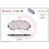 Sada brzdových platničiek, vždy 4 kusy v sade BREMBO P 56 100 (P56100)