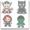 Vymalujsisam.sk Zažehľovacie korálky - Hrdinovia Marvel 2 Veľkosť: 75x75cm, Varianta: Bez náradia Vymalujsisam.sk Zažehľovacie korálky - Hrdinovia Marvel 2 Veľkosť: 75x75cm, Varianta: Bez náradia