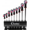 Condor 100-02508 Nástrčné kľúče Torx T10 - T50, T-rukoväť, sada 9 dielov Condor 100-02508 Nástrčné kľúče Torx T10 - T50, T-rukoväť, sada 9 dielov