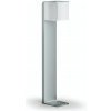 Steinel Senzorové stĺpikové svetlo GL 80 LED IHF CUBO Strieborná 055486 Steinel Senzorové stĺpikové svetlo GL 80 LED IHF CUBO Strieborná 055486