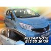 Deflektory na Nissan Note E12, 5-dverová (+zadné), r.v.: 2013 - Deflektory na Nissan Note E12, 5-dverová (+zadné), r.v.: 2013 -