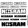Nálepky NOSRAM LOGO, malé Nálepky NOSRAM LOGO, malé