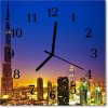 Sklenené hodiny štvorcové Dubaj 30x30 cm Sklenené hodiny štvorcové Dubaj 30x30 cm