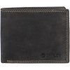 Pánska kožená peňaženka čierna - Diviley Perkins čierna Pánska kožená peňaženka čierna - Diviley Perkins čierna