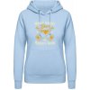 AWDis Hoodie Mikina - Kde je pivo Tam je nádej - Nebeská modrá - XL - Dámske AWDis Hoodie Mikina - Kde je pivo Tam je nádej - Nebeská modrá - XL - Dámske
