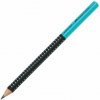 Faber-Castell Grip Jumbo/HB Two Tone čierna/tyrkysová 12ks Faber-Castell Grip Jumbo/HB Two Tone čierna/tyrkysová 12ks