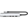 Satechi 7v1 USB-C Slim Multiport adaptér s Ethernetem - Šedý (Space Grey) (ST-P7SM) Satechi 7v1 USB-C Slim Multiport adaptér s Ethernetem - Šedý (Space Grey) (ST-P7SM)