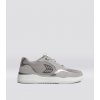 Cariuma UBA Light Grey Suede and Mesh Charcoal Grey Logo Silver Accents Snea