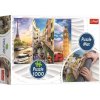 TREFL Puzzle Koláž měst Paříž-Benátky-Londýn 1000 dílků + Podložka pod puzzle TREFL Puzzle Koláž měst Paříž-Benátky-Londýn 1000 dílků + Podložka pod puzzle