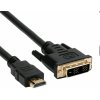 Kábel C-TECH HDMI-DVI, MM, 1,8m CB-HDMI-DVI-18 Kábel C-TECH HDMI-DVI, MM, 1,8m CB-HDMI-DVI-18