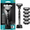 Gillette Mach3 Charcoal strojček + 6 náhradných hlavíc + stojan 1 ks Gillette Mach3 Charcoal strojček + 6 náhradných hlavíc + stojan 1 ks