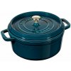 Staub Cocotte okrúhly hrniec 24 cm/3,8 l, morská modrá, 1102437 Staub Cocotte okrúhly hrniec 24 cm/3,8 l, morská modrá, 1102437