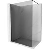 Mexen Kioto-X, sprchová zástena 160 x 200 cm, 10mm šedé sklo, čierny profil, 800-160-101-70-40-X Mexen Kioto-X, sprchová zástena 160 x 200 cm, 10mm šedé sklo, čierny profil, 800-160-101-70-40-X