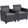 KETER CLAIRE DUO, grafit 2ks