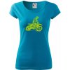Crosska zelená - Dámske tričko Pure - M ( Svetlý tyrkys ) Crosska zelená - Dámske tričko Pure - M ( Svetlý tyrkys )