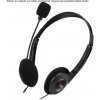 Slúchadlá s mikrofonem C-TECH MHS-03E, černá Slúchadlá s mikrofonem C-TECH MHS-03E, černá