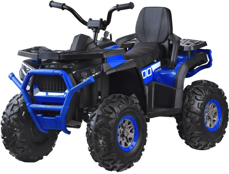 Joko Elektrická štvorkolka 4x4 ATV Desert penové kolesá kožené sedadlo modrá