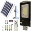Záhradná lampa Solárna na stĺp Výkonná 100W Pouličná lampa s panelom 129 LED Záhradná lampa Solárna na stĺp Výkonná 100W Pouličná lampa s panelom 129 LED