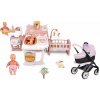 Set domček pre bábiku trojkrídlový a kočík trojkombinácia Large Doll´s Play Center Soft Baby Nurse Smoby hlboký športový a prenosná postieľka a 32 cm bábika Set domček pre bábiku trojkrídlový a kočík trojkombinácia Large Doll´s Play Center Soft Baby Nurse Smoby hlboký športový a prenosná postieľka a 32 cm bábika