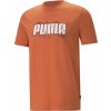 Puma Graphic S Wording oranžové biele