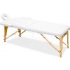 Aga Drevené masážne lehátko MR5150 Biele Aga Drevené masážne lehátko MR5150 Biele