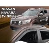 Deflektory na Nissan Navara IV, 4-dverová (+zadné), r.v.: 2014 - Deflektory na Nissan Navara IV, 4-dverová (+zadné), r.v.: 2014 -
