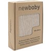 New Baby Bambusová pletená deka so vzorom light grey