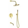 BESCO BESCO - Podomietkový sprchový set VEO zlatá lesklá BABPVJZ BESCO BESCO - Podomietkový sprchový set VEO zlatá lesklá BABPVJZ