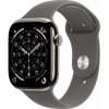 Apple Watch Series 11 Cellular 46 mm Prírodný titán s kamenno sivým športovým remienkom S/M MFCW4WF/A Apple Watch Series 11 Cellular 46 mm Prírodný titán s kamenno sivým športovým remienkom S/M MFCW4WF/A