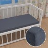Detské froté napínacie prestieradlo do postieľky FR-029 Antracitovo sivé 60 x 120 x 10 cm - do postieľky Detské froté napínacie prestieradlo do postieľky FR-029 Antracitovo sivé 60 x 120 x 10 cm - do postieľky