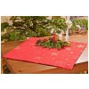 EVENIT Vianočný obrus červený Polyester 60x60cm