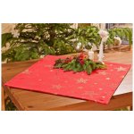 EVENIT Vianočný obrus červený Polyester 60x60cm