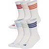 Ponožky adidas 3 Stripes Crew 6 Pack ke5493 Veľkosť M Ponožky adidas 3 Stripes Crew 6 Pack ke5493 Veľkosť M