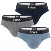 Boss cotton stretch BOSS ONE blue & gray tones