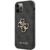 Púzdro Guess PU 4G Metal Logo Apple iPhone 12/12 Pro Grey Púzdro Guess PU 4G Metal Logo Apple iPhone 12/12 Pro Grey
